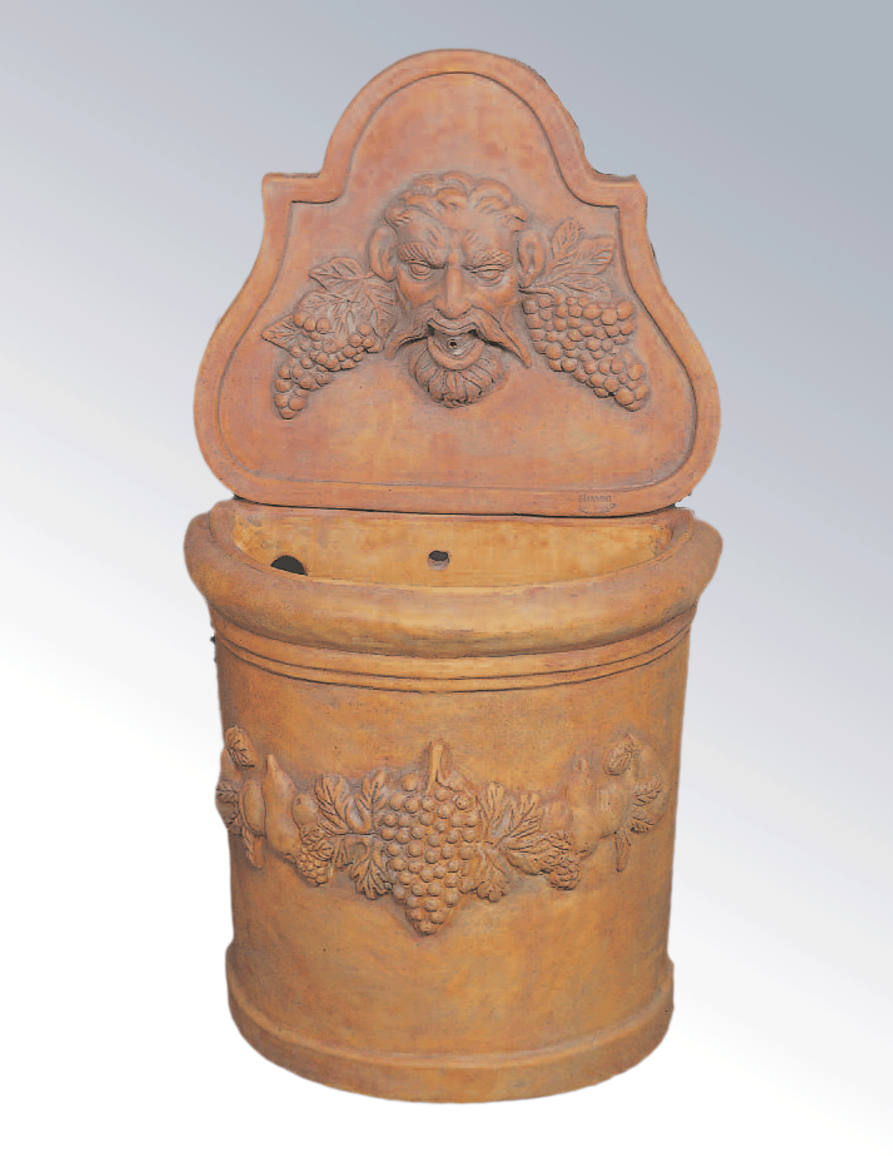 Bacco Con Frulla Wall Cast Stone Outdoor Garden Fountains With Spout Fountain Tuscan 