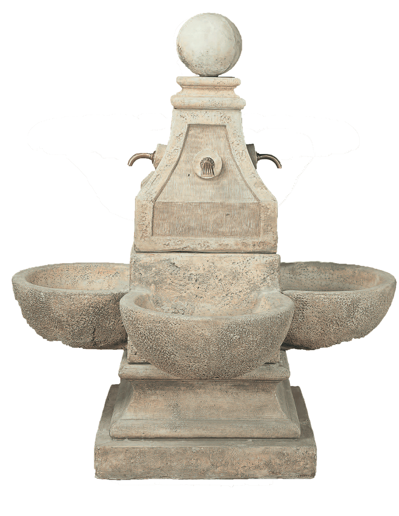 Bellagio Cast stone Outdoor Garden Foutain With Spout Fountain Tuscan 
