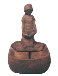 Thumbnail for Bimba Cast Stone Outdoor Garden Fountain With Spout Fountain Tuscan 