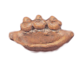 Bird Feeder Cast Stone Outdoor Asian Collection Wall Ornament Tuscan 