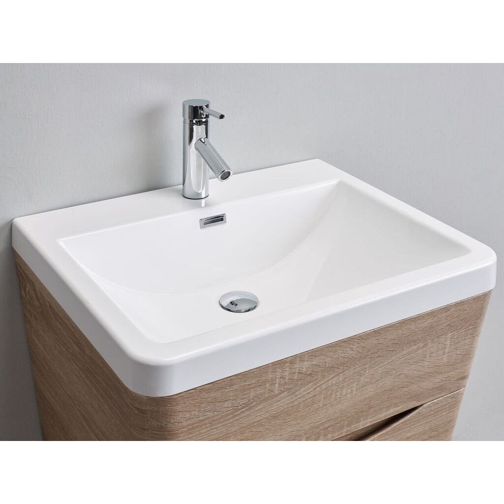 Eviva Victoria 31" White Oak Modern Vanity with White Integrated Acrylic Sink Vanity Eviva 