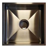 Thumbnail for Cantrio Stainless Steel (SS304) 0 radius prep sink Steel Series Cantrio 