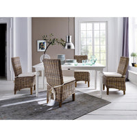 Thumbnail for NovaSolo Wickerworks CR14 Morin Dining Chair with cushion (2 units / ship unit) Chair NovaSolo 