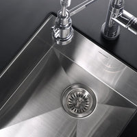 Thumbnail for Houzer CTR-1700 Contempo Series Undermount Stainless Steel Bowl Bar/Prep Sink Bar Sink - Undermount Houzer 