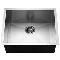 Thumbnail for Houzer Contempo Series Undermount Stainless Steel Single Bowl Kitchen Sink Kitchen Sink - Undermount Houzer 