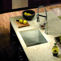 Thumbnail for Houzer Contempo Series Undermount Stainless Steel Single Bowl Kitchen Sink Kitchen Sink - Undermount Houzer 