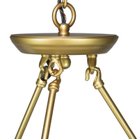Thumbnail for Antora Vintage Gold Wagon Wheel Light Fixture with Semi White Glass Shades, 8 Bulb, Elegant Overhead Lighting and Home Decor, Entryway, Dining Room, and Foyer Chandeliers Canyon Home 