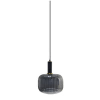 Thumbnail for Langley Contemporary Pendant Light Fixture with Grey Glass Shade, Elegant Multi Directional Ceiling Fixture for Living Room, Foyer, or Dining Areas, Dimmable Option Pendant Lighting Canyon Home 