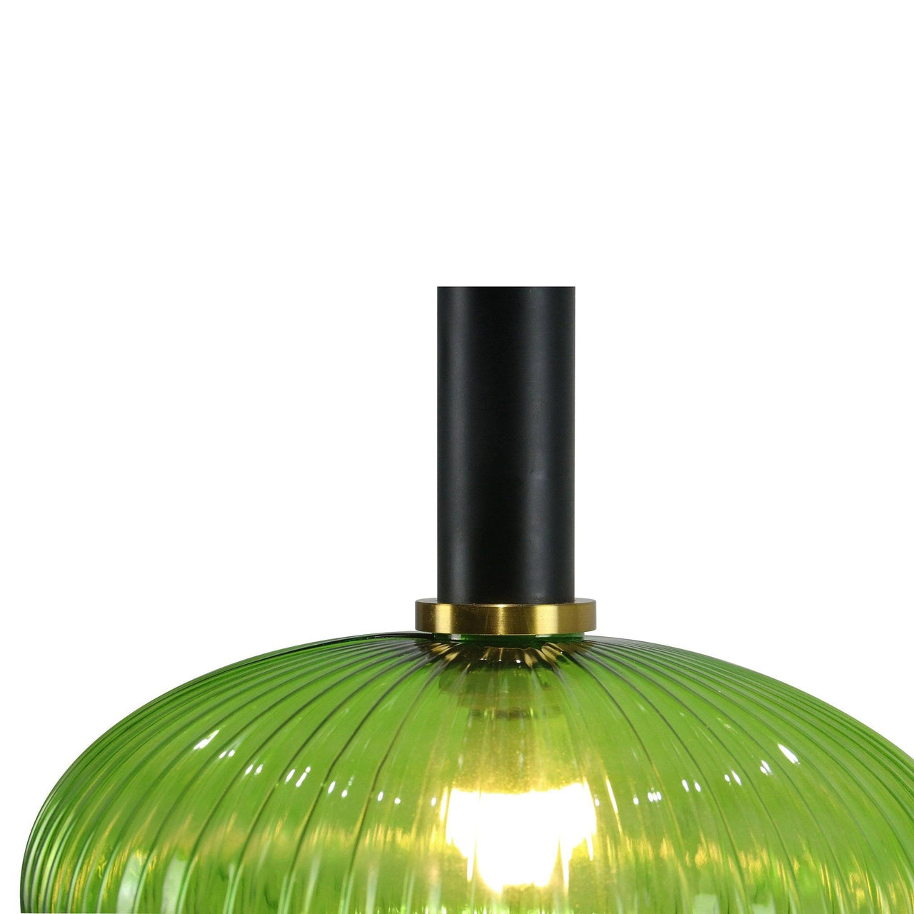 Lassen Retro Pendant Light Fixture with Vintage Oval Glass Shade, Decorative Home, Foyer, Living Room or Dining Decor, Elegant Overhead Lighting, Long Hanging Length Pendant Lighting Canyon Home 