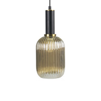 Thumbnail for Loma Elegant Glass Pendant Light Fixture for Living and Dining Rooms, Kitchen, Entryways, or Foyer, Beautiful Home Decor Down Lighting, Flush Mount, Dimmable Pendant Lighting Canyon Home 