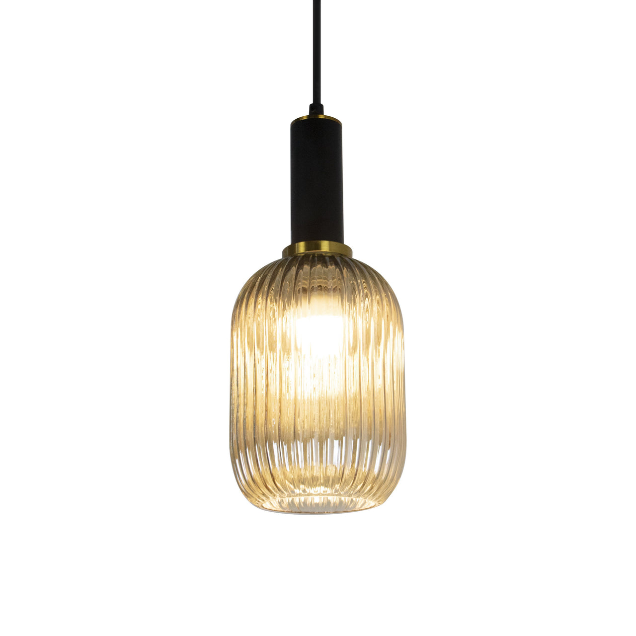 Loma Elegant Glass Pendant Light Fixture for Living and Dining Rooms, Kitchen, Entryways, or Foyer, Beautiful Home Decor Down Lighting, Flush Mount, Dimmable Pendant Lighting Canyon Home 