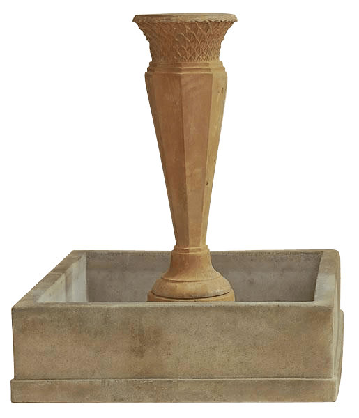 Cairo Chalice Outdoor Cast Stone Garden Fountain Fountain Tuscan 