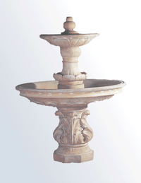 Thumbnail for Chelsea Garden Cast Stone Outdoor Garden Fountains Fountain Tuscan 