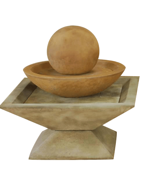 Coppa Two Tier Outdoor Cast Stone Garden Fountain Fountain Tuscan 