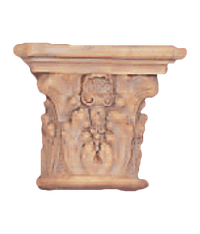 Thumbnail for Corinthian Capitol Corbel Cast Stone Outdoor Asian Collection Wall Ornament Tuscan 