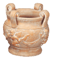 Thumbnail for Cupid Urn Or Table Base Cast Stone Outdoor Garden Planter Planter Tuscan 