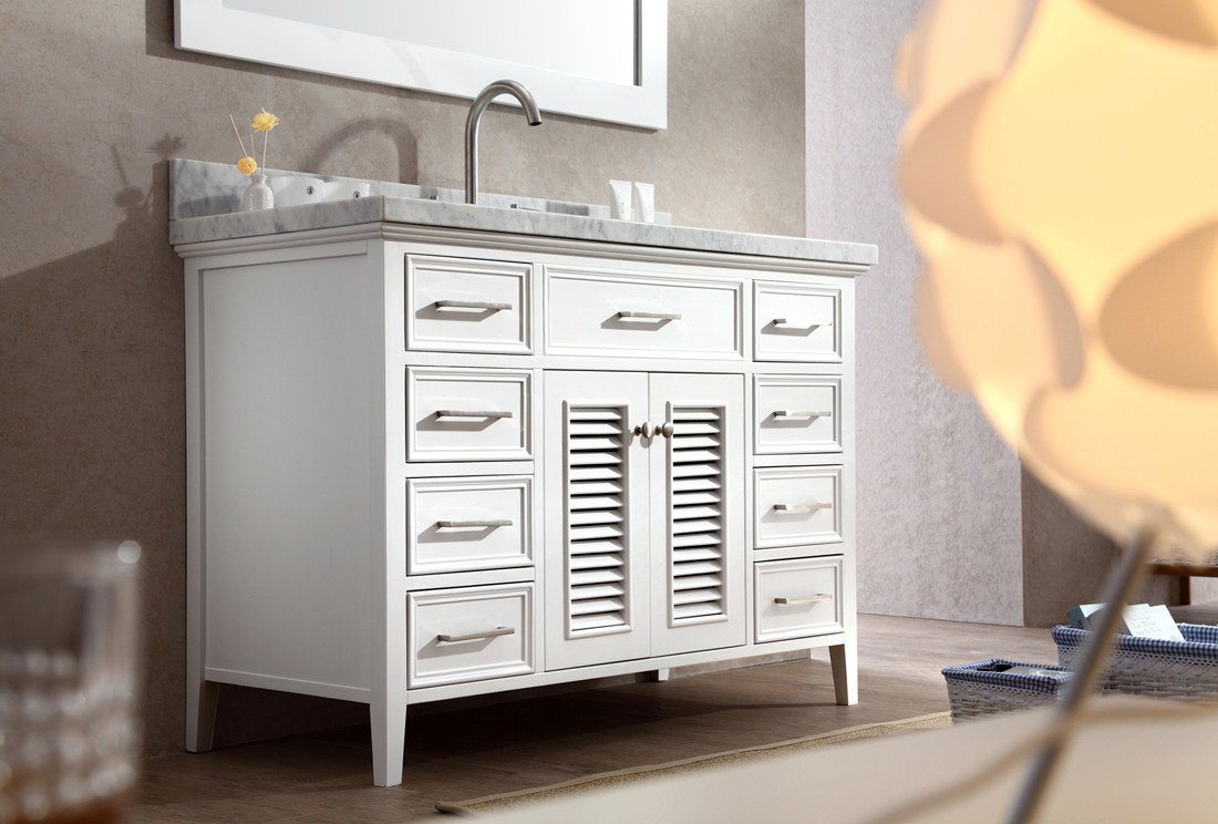 ARIEL Kensington 49" Single Sink Bathroom Vanity Set Solid Wood with Countertop Vanity ARIEL 