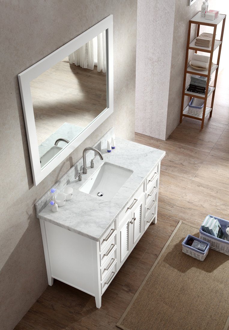 ARIEL Kensington 49" Single Sink Bathroom Vanity Set Solid Wood with Countertop Vanity ARIEL 