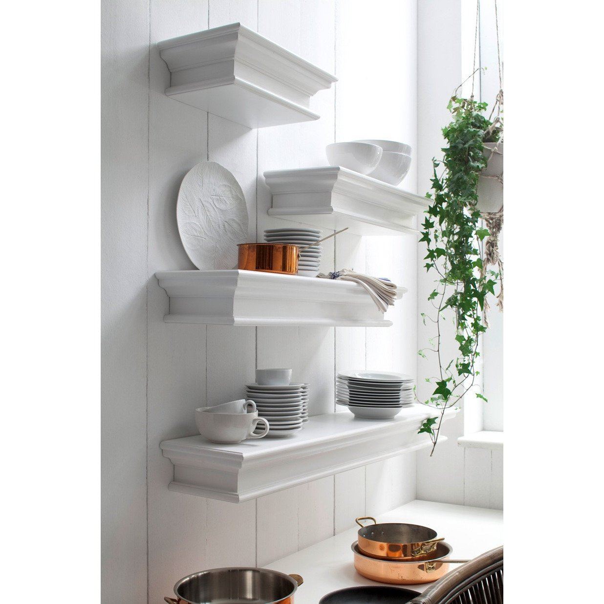 NovaSolo Halifax D166 Floating Wall Shelf, Extra Long Wall Shelf NovaSolo 