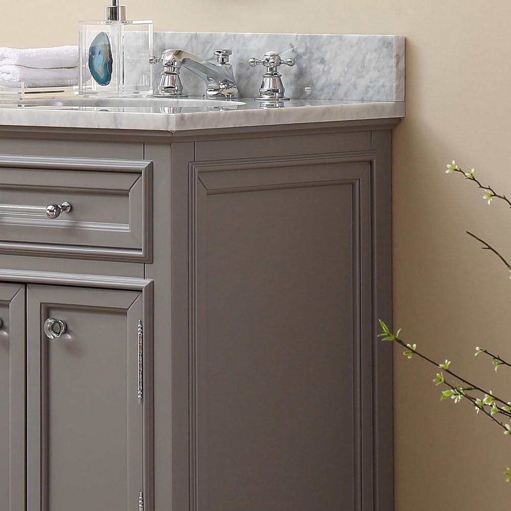 Derby 24" Cashmere Grey Single Sink Bathroom Vanity And Faucet Vanity Water Creation 