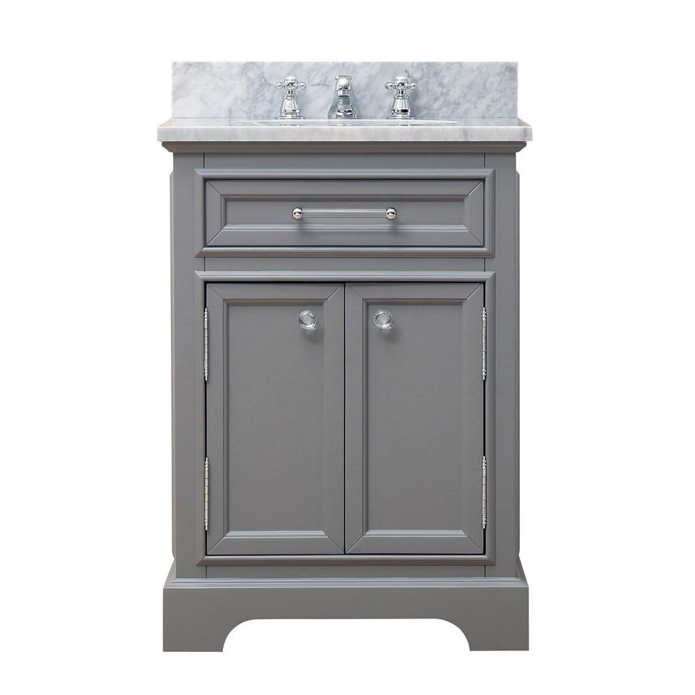 Derby 24" Cashmere Grey Single Sink Bathroom Vanity Only Vanity Water Creation 