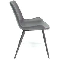 Thumbnail for Dover Dining Chair, PU Leather Dining Chair Gingko Grey 