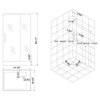 Thumbnail for ARIEL Platinum DZ959F8 Steam Shower Steam Shower ARIEL 