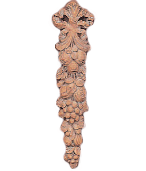 Della Robbia Fruit Garland Cast Stone Outdoor Asian Collection Wall Ornament Tuscan 
