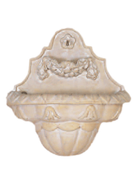 Thumbnail for Della Robbia Wall Cast Stone Outdoor Garden Fountains With Spout Fountain Tuscan 