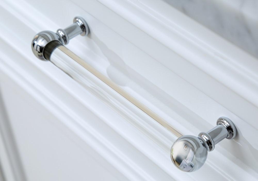 Derby 24" Solid White Single Sink Bathroom Vanity With Matching Framed Mirror Vanity Water Creation 