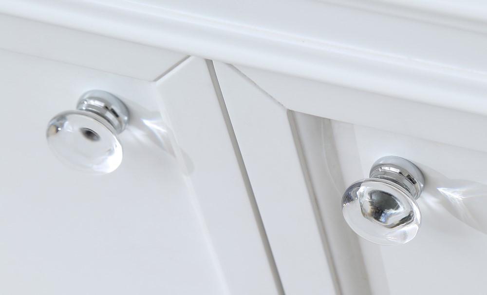 Derby 24" Solid White Single Sink Bathroom Vanity With Matching Framed Mirror Vanity Water Creation 