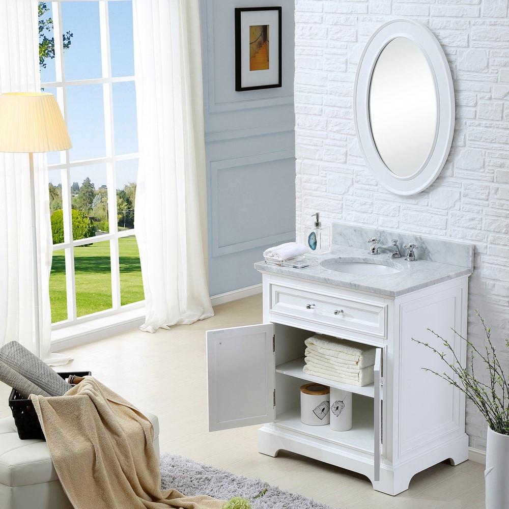 Darby Home Co Darry 36 Single Bathroom Vanity Set Base Finish: White