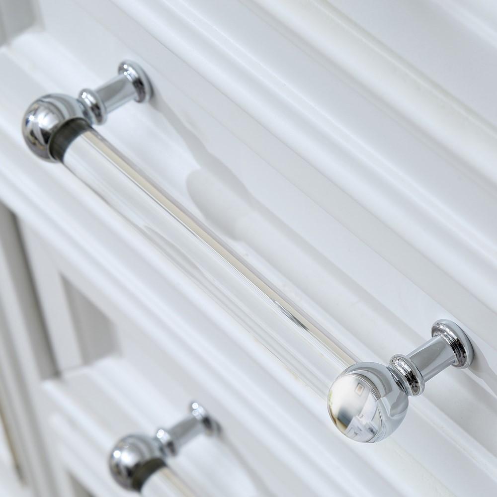 Derby 60" Solid White Double Sink Bathroom Vanity With Matching Framed Mirrors Vanity Water Creation 