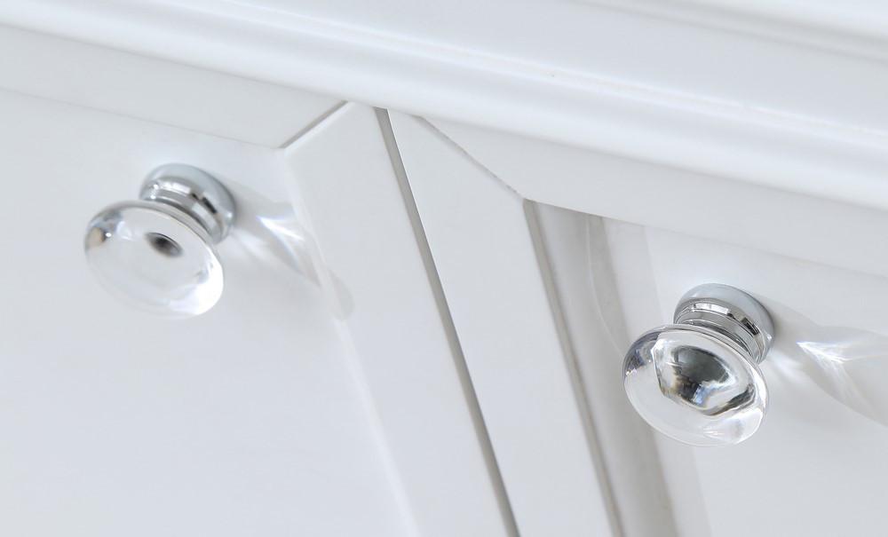 Derby 72" Solid White Double Sink Bathroom Vanity And Faucet Vanity Water Creation 
