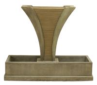 Thumbnail for Diesse Outdoor Cast Stone Garden Fountain With All Water Flow In The Middle Fountain Tuscan 