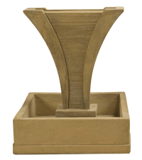 Thumbnail for Diesse Outdoor Cast Stone Garden Fountain With Square Bowl Fountain Tuscan 