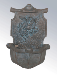 Thumbnail for Dragon Wall Cast Stone Outdoor Garden Fountains With Spout Fountain Tuscan 