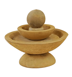 Due Small Outdoor Cast Stone Garden Fountain With Spillways Fountain Tuscan 