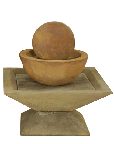 Duo Outdoor Cast Stone Garden Fountain Fountain Tuscan 