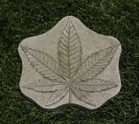 Thumbnail for Campania International Cast Stone Cannabis Stepping Stone Stone Series Campania International 
