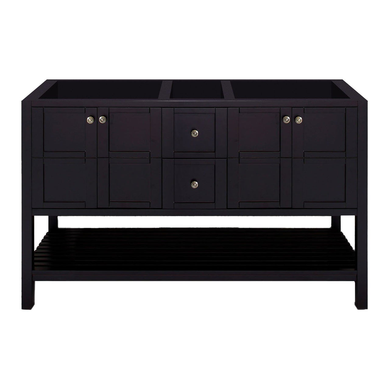 Virtu USA Winterfell 60" Cabinet Only in Espresso Vanity Virtu USA 