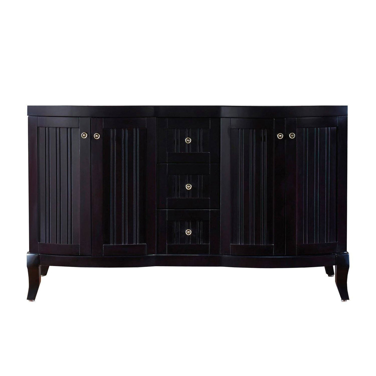 Virtu USA Khaleesi 60" Cabinet Only in Espresso Vanity Virtu USA 