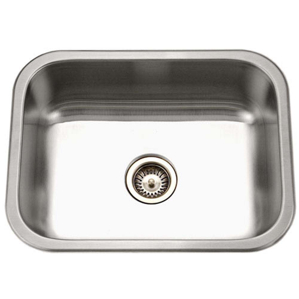 Houzer Elite Series Undermount Stainless Steel Single Bowl Kitchen Sink Kitchen Sink - Undermount Houzer 