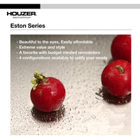 Thumbnail for Houzer Elite Series Undermount Stainless Steel Single Bowl Kitchen Sink Kitchen Sink - Undermount Houzer 