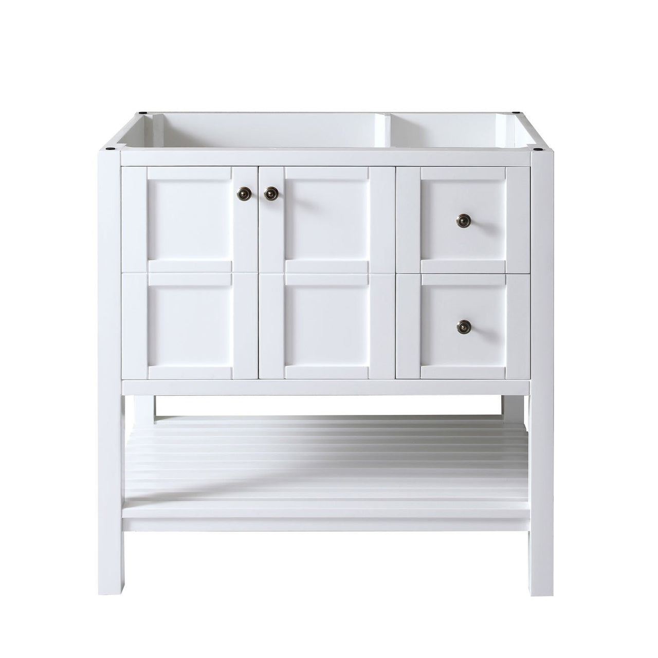 Virtu USA Winterfell 36" Cabinet Only in White Vanity Virtu USA 