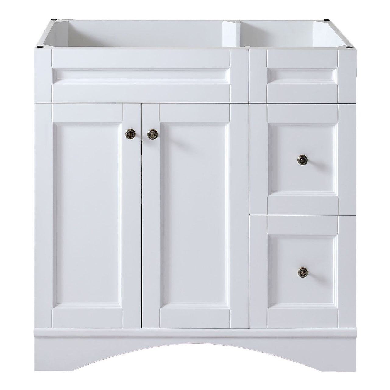 Virtu USA Elise 36" Cabinet Only in White Vanity Virtu USA 