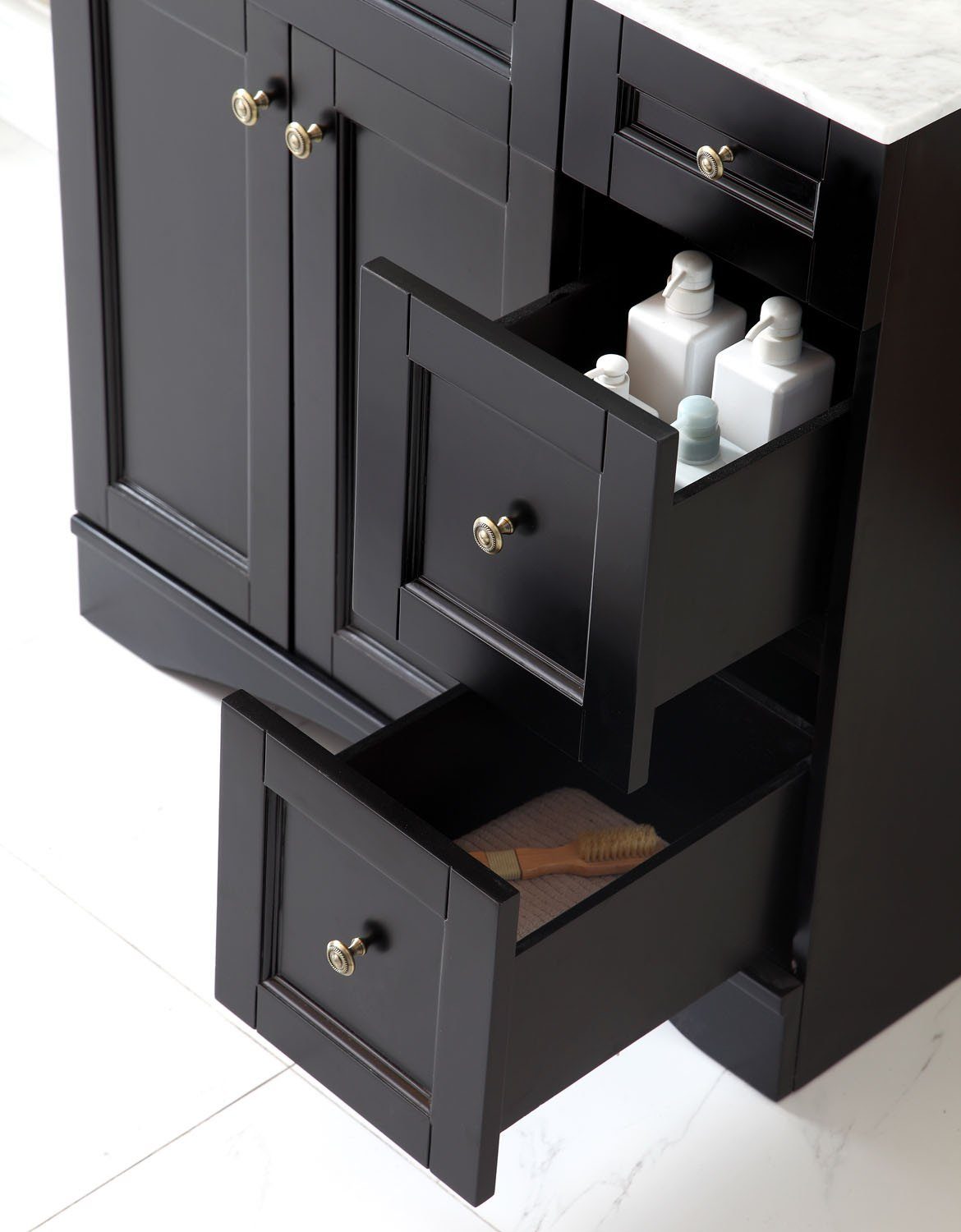 Virtu USA Elise 36" Single Square Sink Espresso Top Vanity with Mirror Vanity Virtu USA 