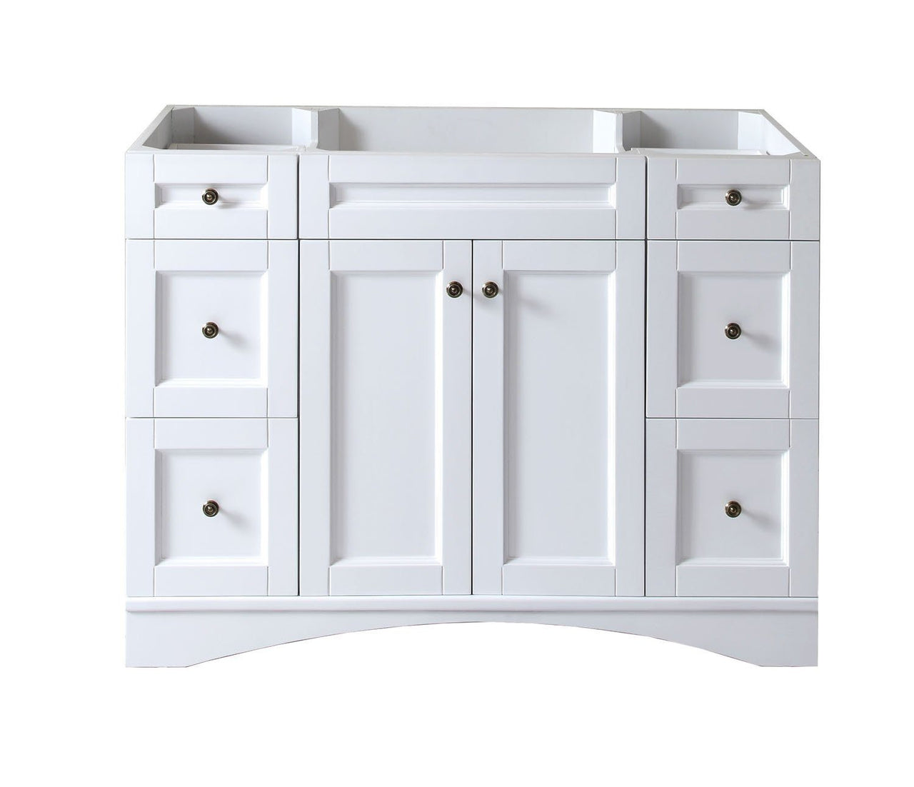 Virtu USA Elise 48" Cabinet Only in White Vanity Virtu USA 