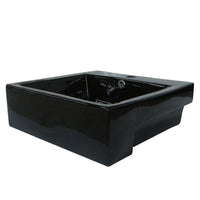 Thumbnail for Fauceture EV4034 Concord Vessel Sink, White Bathroom Sink Kingston Brass Black 