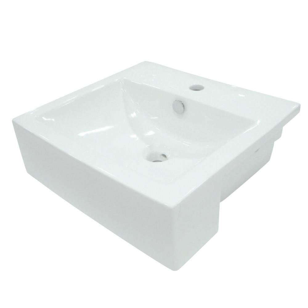 Fauceture EV4034 Concord Vessel Sink, White Bathroom Sink Kingston Brass White 